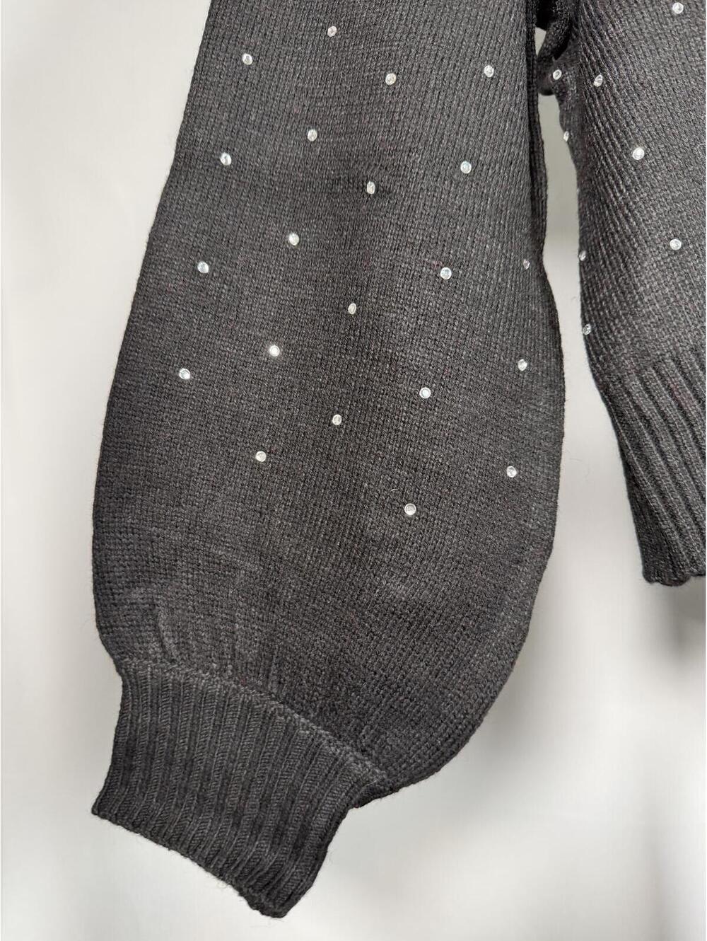 NWT Kathy Ireland Holiday Jewel Cardigan & Cami Set Black Large - Picture 8 of 9